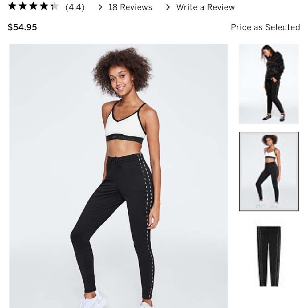 VS Pink Track Pants